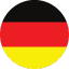 Kreis mit deutschen Flaggenfarben