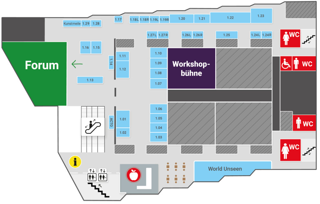 Hall plan level 1