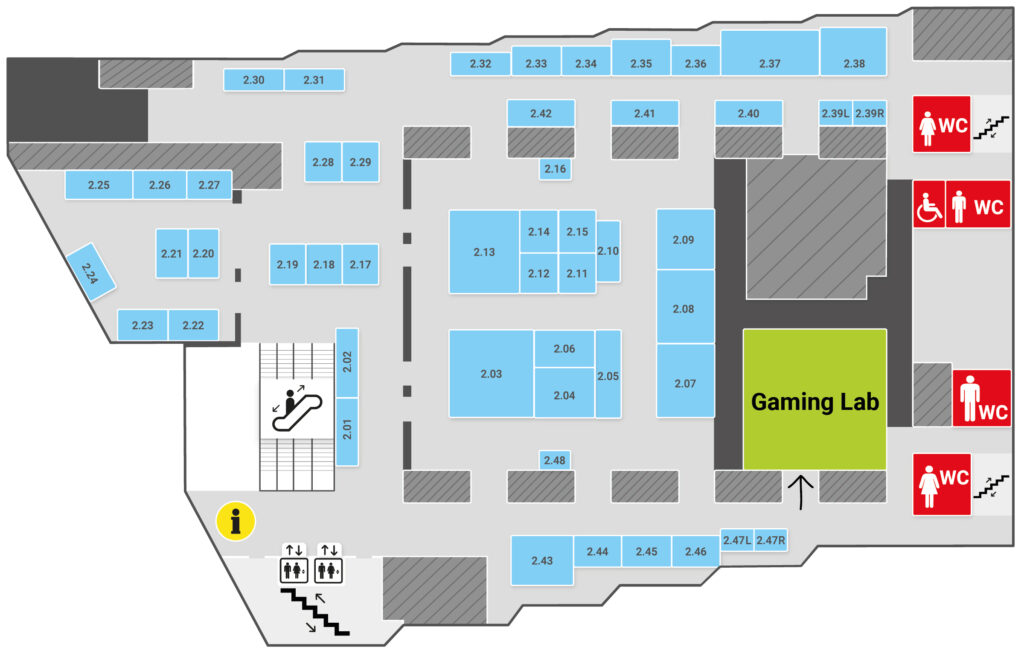 Hall plan level 2