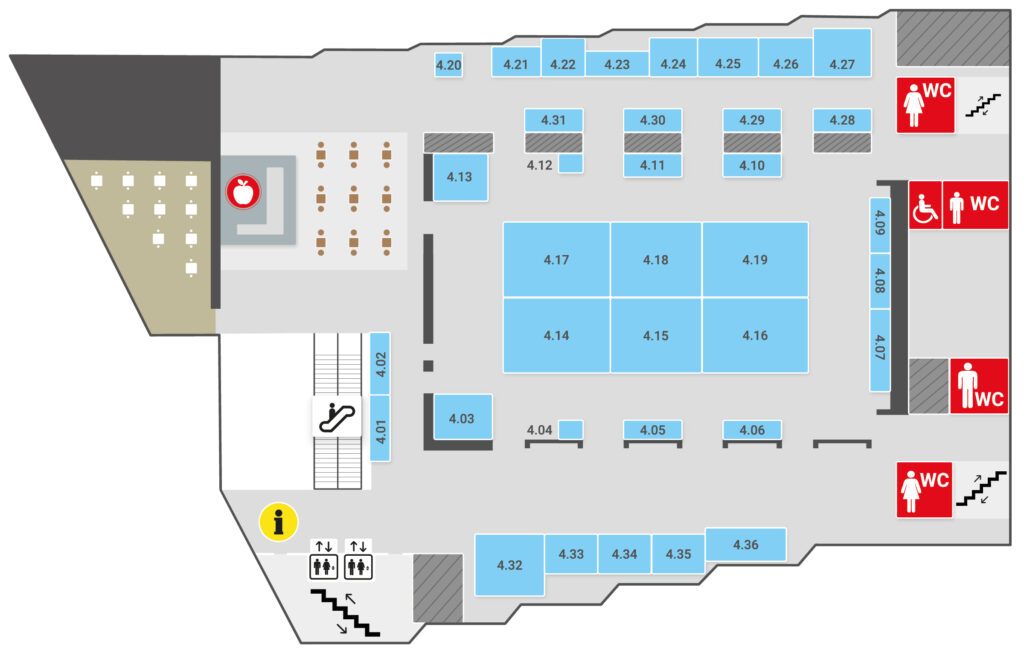 Hall plan level 4