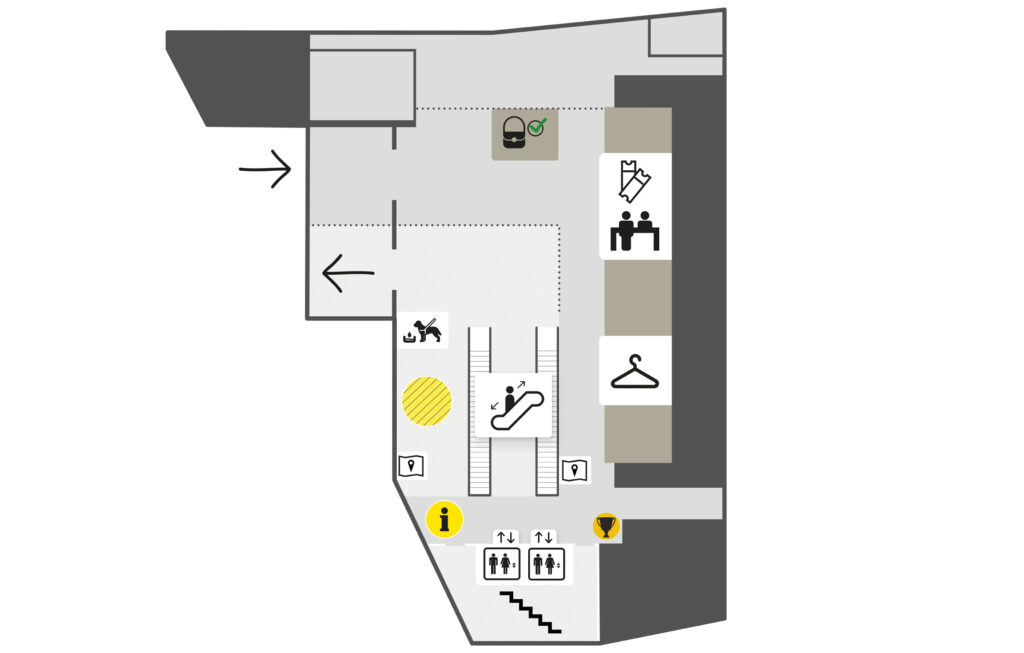 Hallenplan Ebene 0