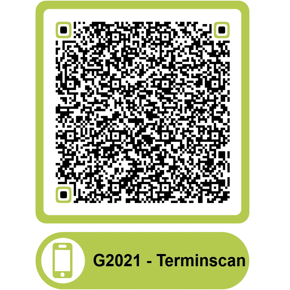 Scannbarer QR Code zum Termin