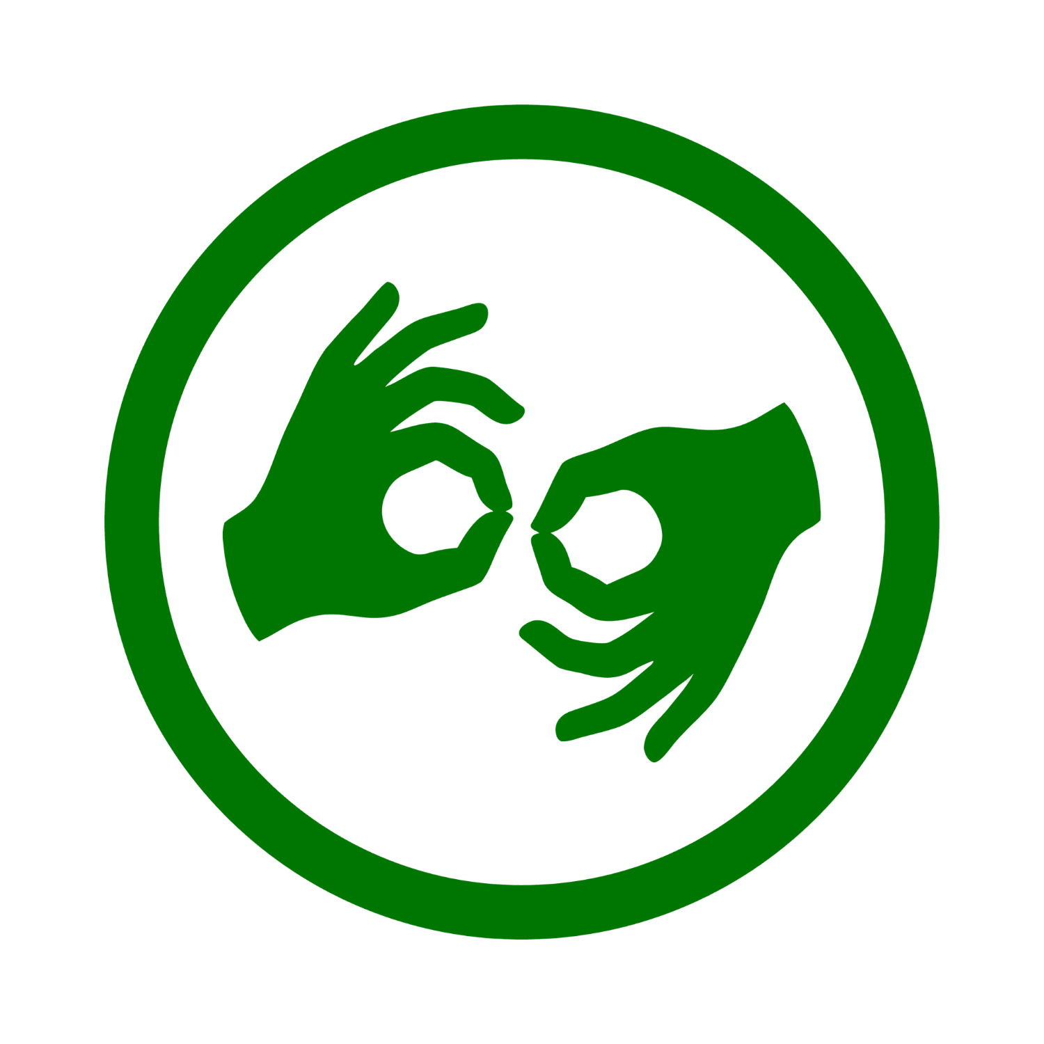 Icon für Gebärdensprache