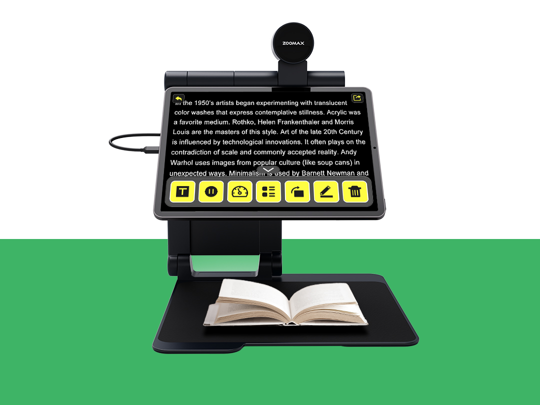 Snow Pad Portable Smart Magnifier with OCR/TTS