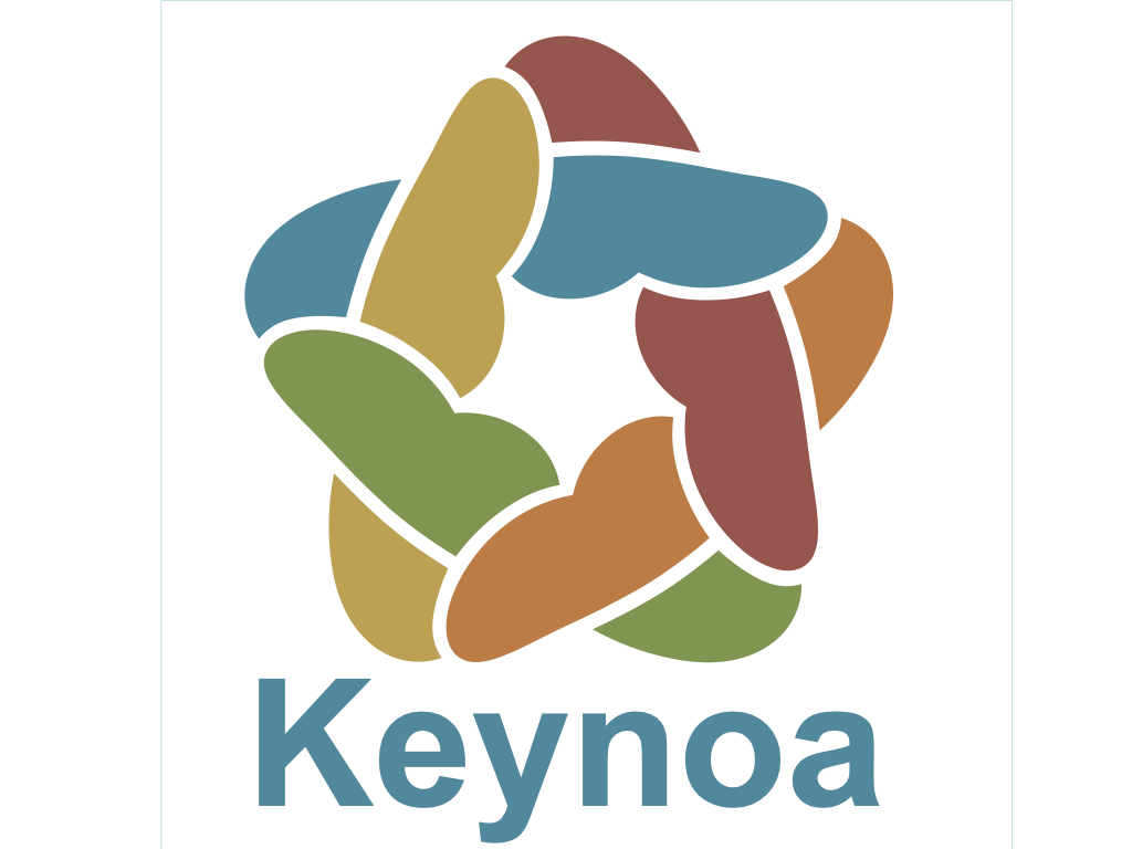 Keynoa Logo - Multicolor five fingers star