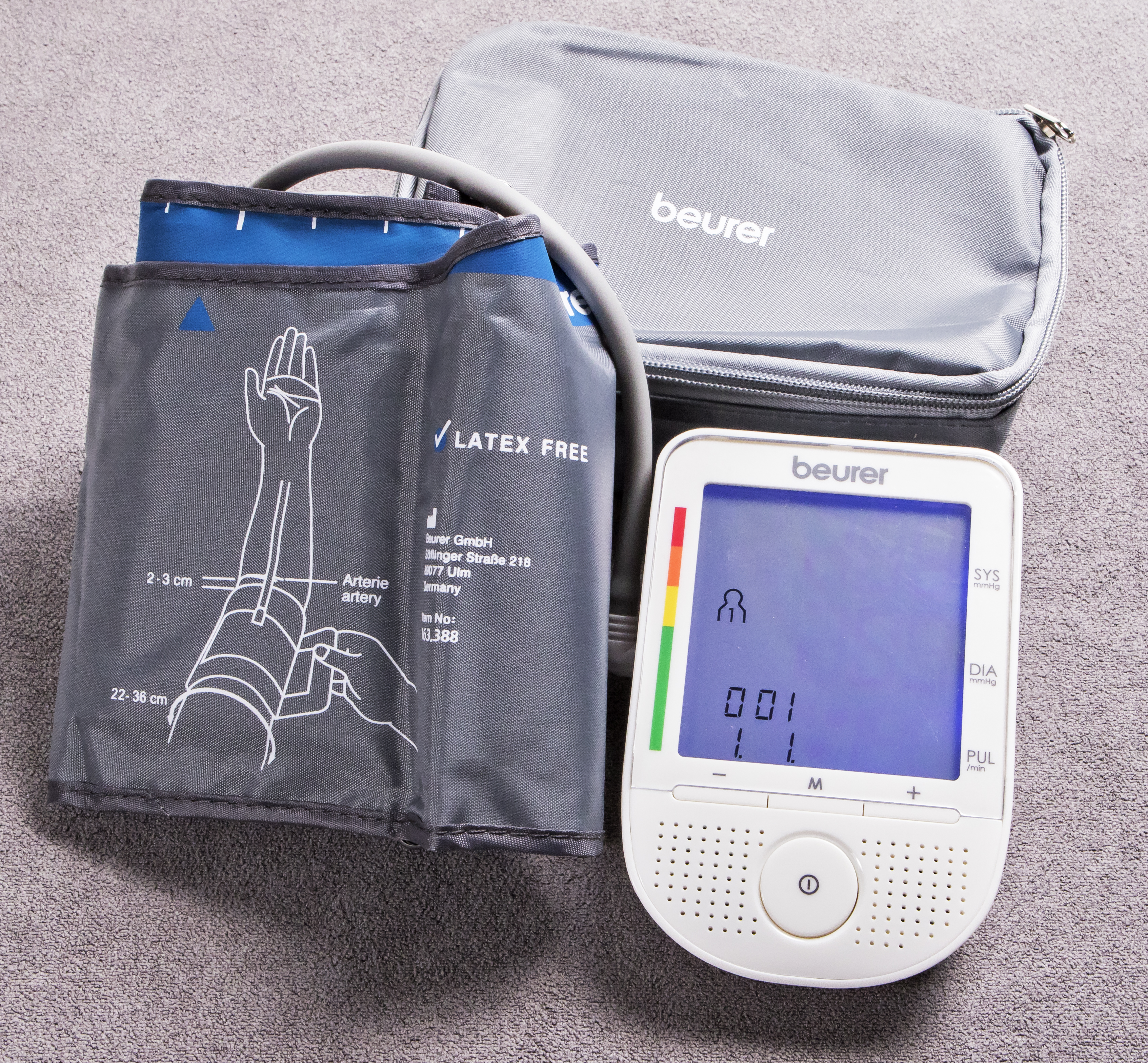 Vollautomatisches Oberarm-Blutdruckmessgerät